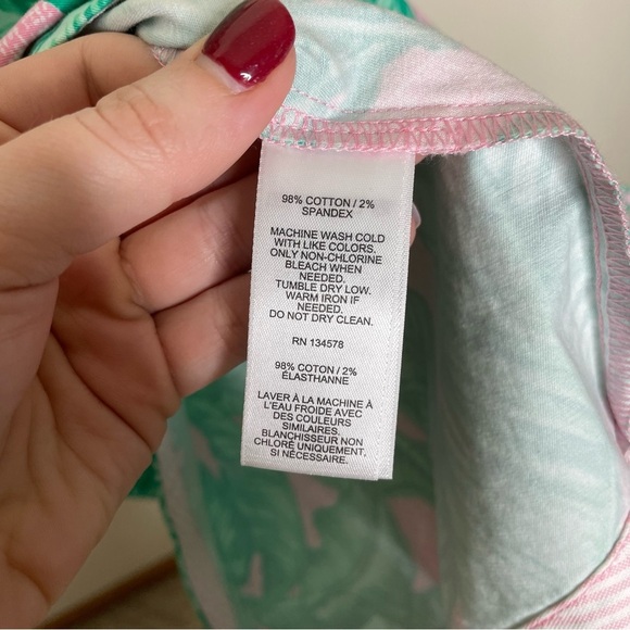 🆕 NWT Vineyard Vines Banana Leaf Margo Shirt Dress 6 - Picture 8 of 8